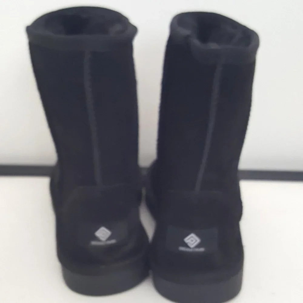 New DREAM PAIRS Womens Faux fur Mid Calf Sheepskin Insole Winter Ankle Snow Boot - Picture 4 of 7